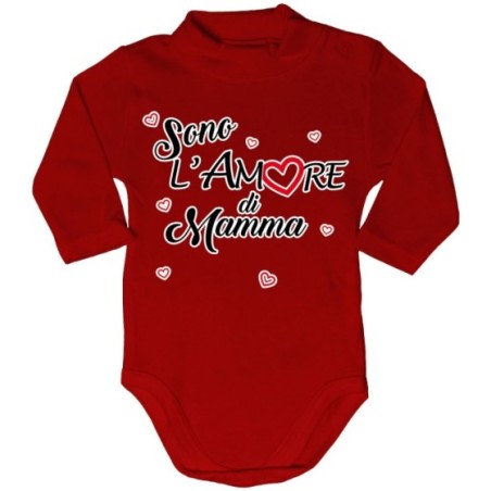 Body lupetto neonato sono l'amore di mamma Per la mamma