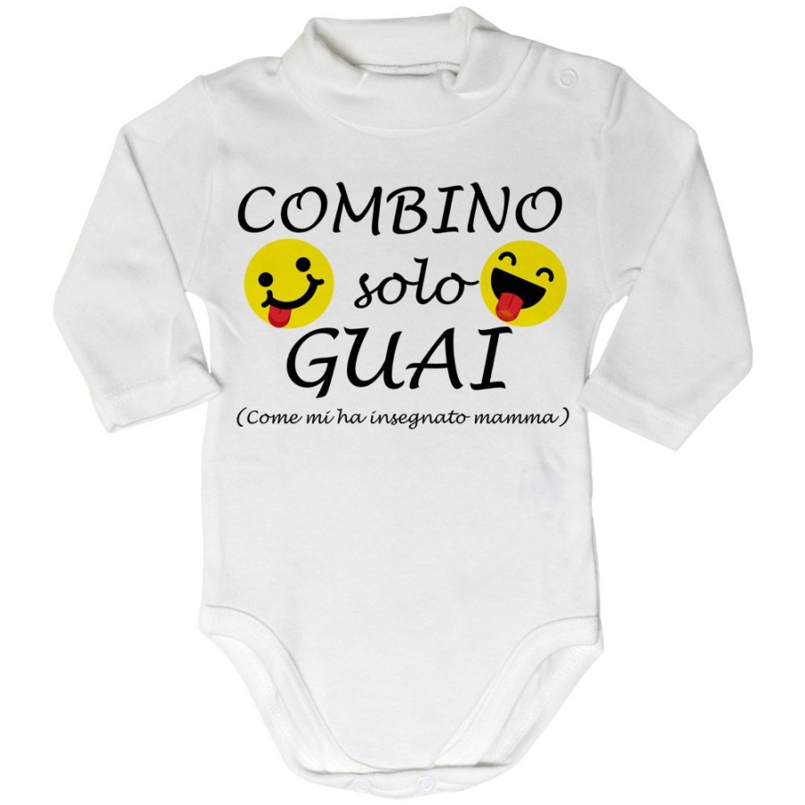Body lupetto neonato combino solo guai come mi ha insegnato mamma Per la mamma