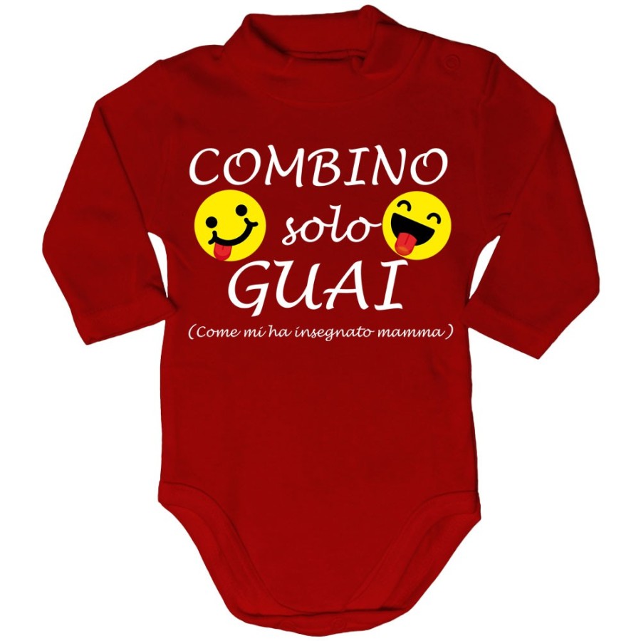 Body lupetto neonato combino solo guai come mi ha insegnato mamma Per la mamma