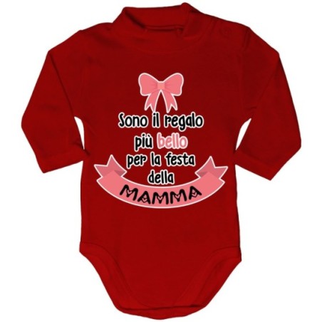 Body lupetto neonato sono il regalo più bello per la festa della mamma Per la mamma