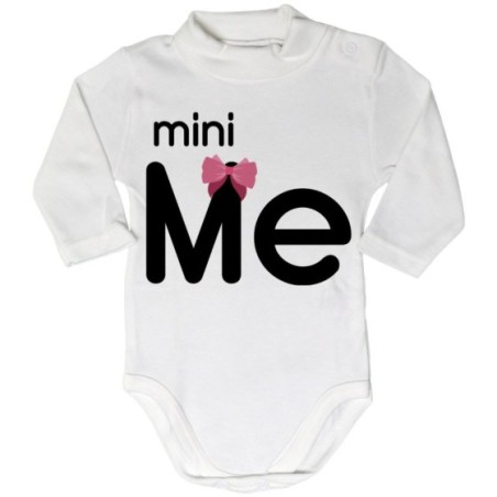 Body lupetto neonato mini me con fiocco