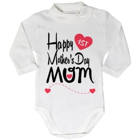 Body lupetto neonato happy first mother's day mommy