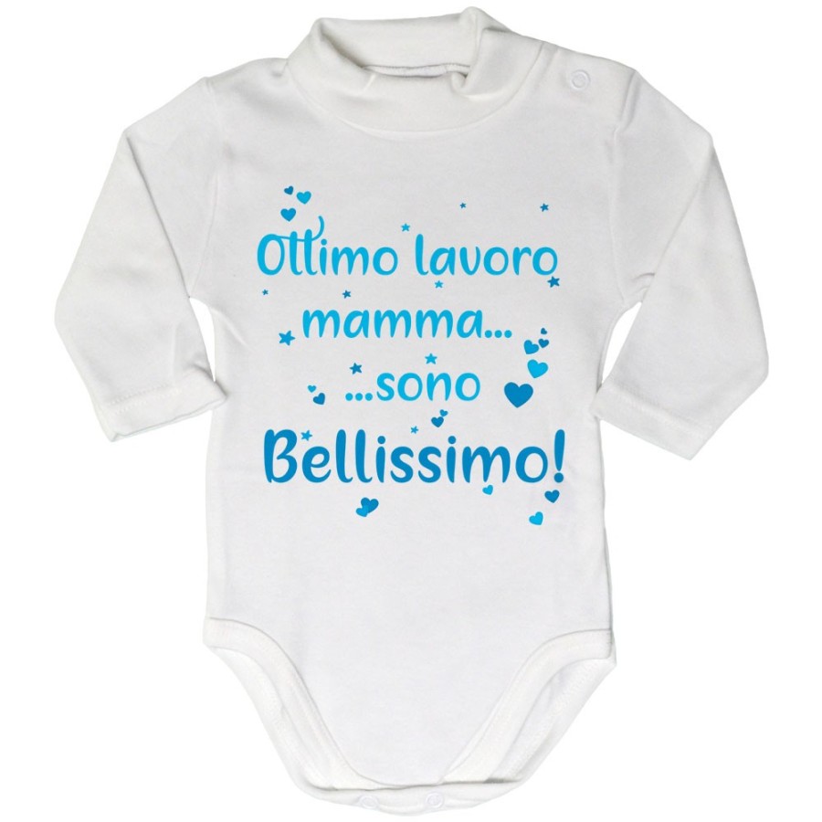 Body lupetto neonato ottimo lavoro mamma sono bellissimo Per la mamma