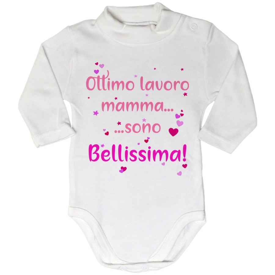 Body lupetto neonato ottimo lavoro mamma sono bellissimo Per la mamma