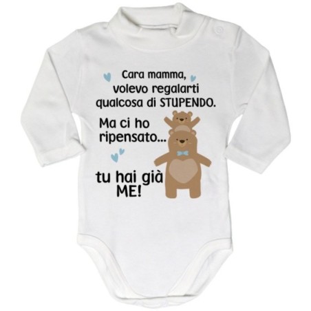 Body lupetto neonato mamma volevo regalarti qualcosa di...