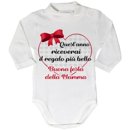 Body lupetto neonato quest'anno riceverai il regalo più...
