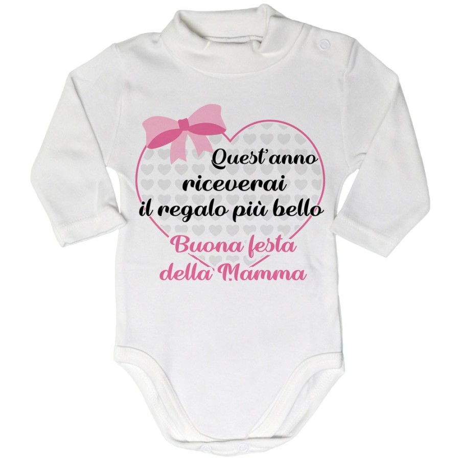 Body lupetto neonato quest'anno riceverai il regalo più bello buona festa della mamma Per la mamma