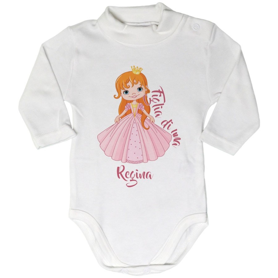 Body lupetto neonata figlia di una regina royal Per la mamma