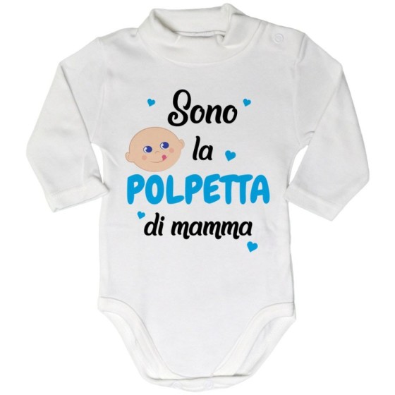 Body lupetto neonato sono la polpetta di mamma Per la mamma