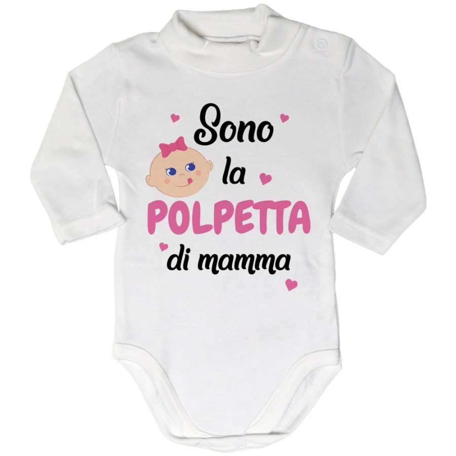 Body lupetto neonato sono la polpetta di mamma Per la mamma
