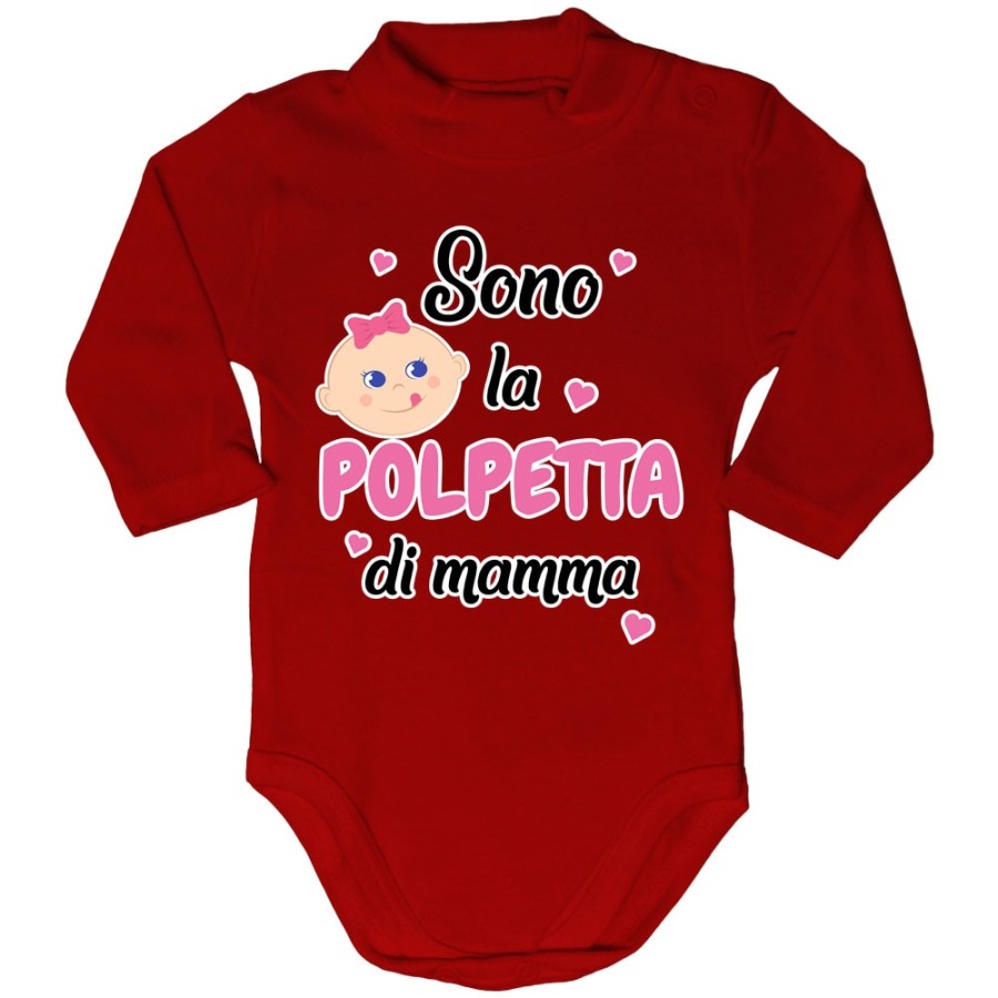 Body lupetto neonato sono la polpetta di mamma Per la mamma