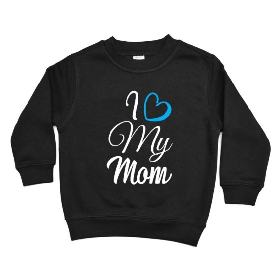 Felpa bambino i love my mom Per la mamma