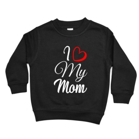 Felpa bambino i love my mom Per la mamma