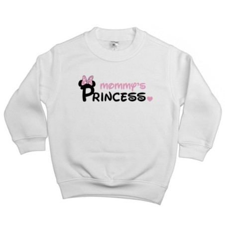 Felpa bambino mommy's prince princess mickey