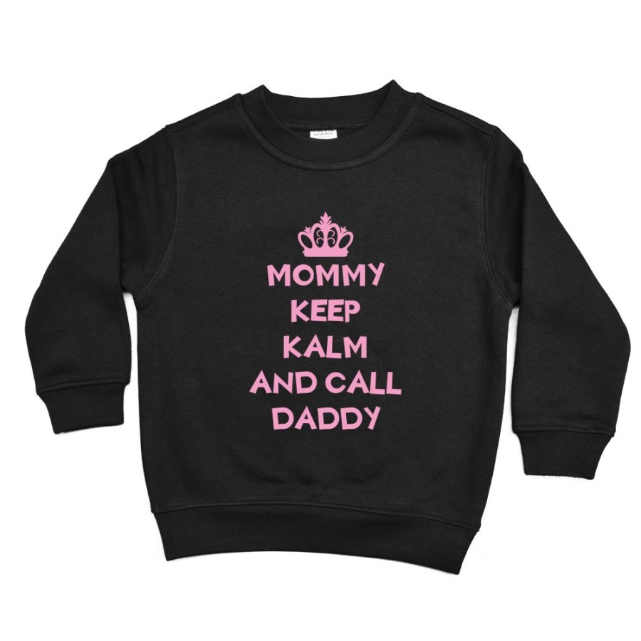 Felpa bambino mommy keep calm and call daddy Per la mamma