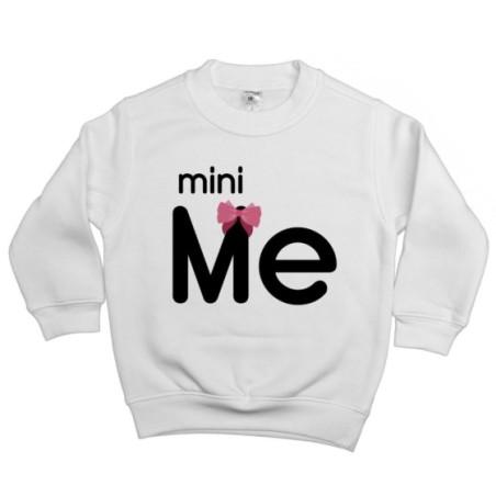 Felpa bambino mini me con fiocco Per la mamma