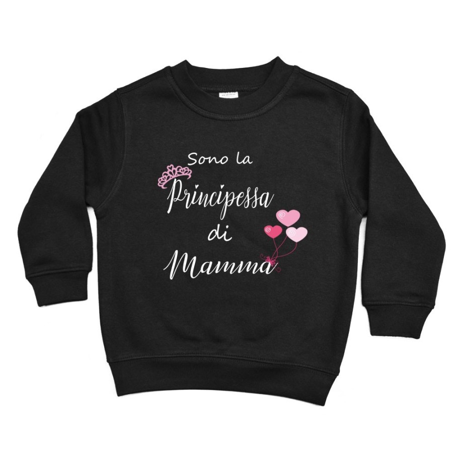 Felpa bambina sono la principessa di mamma Per la mamma