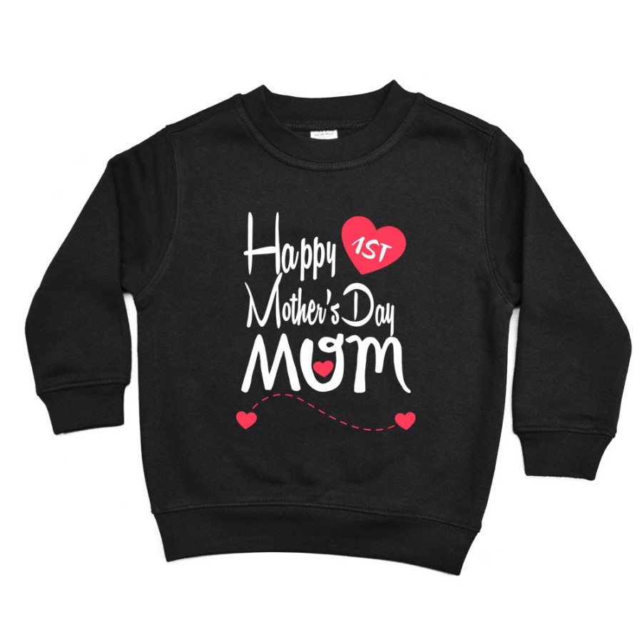 Felpa bambino happy first mother's day mommy Per la mamma