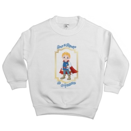Felpa bambino sono il principe di mamma