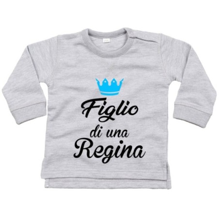 Felpa neonato figlio di una regina figlia di una regina...