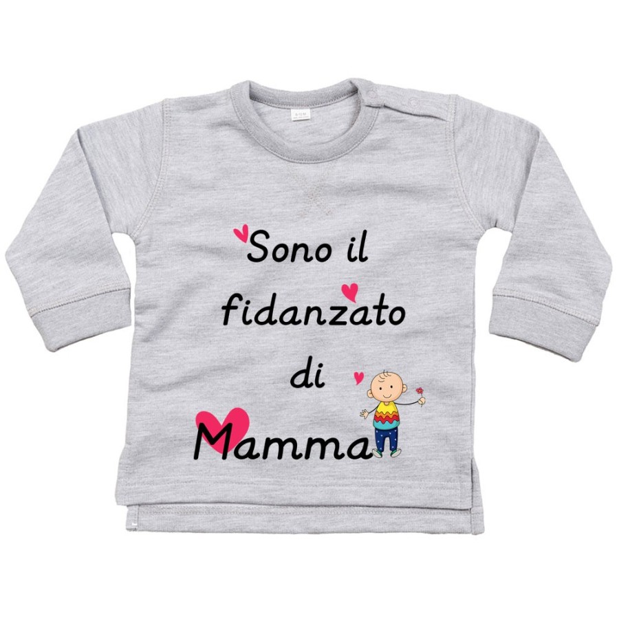 Felpa neonato sono il fidanzato di mamma Per la mamma