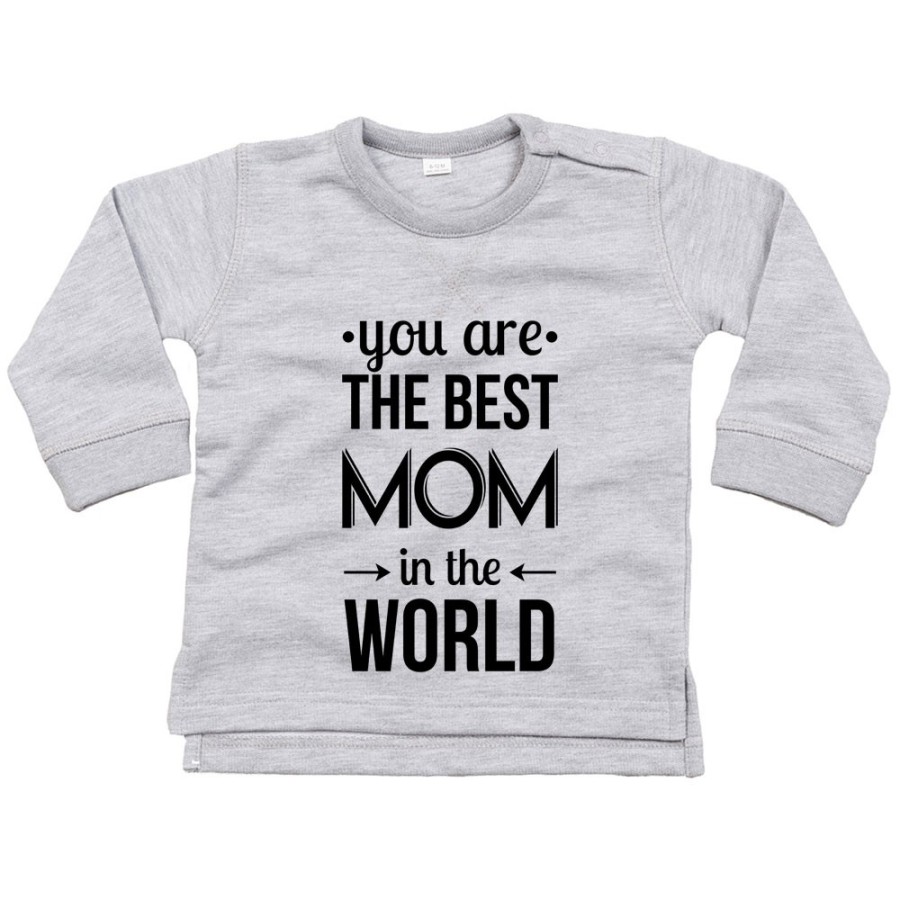 Felpa neonato you are the best mom in the world Per la mamma