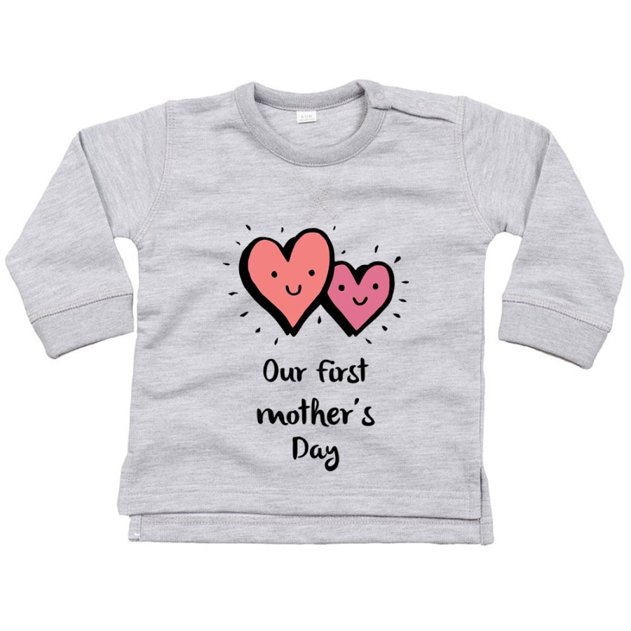 Felpa neonato our first mom's day Per la mamma
