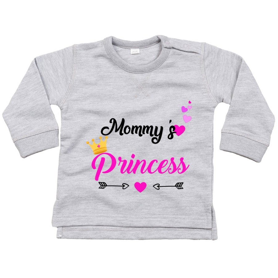 Felpa neonata mommy's prince princess Per la mamma