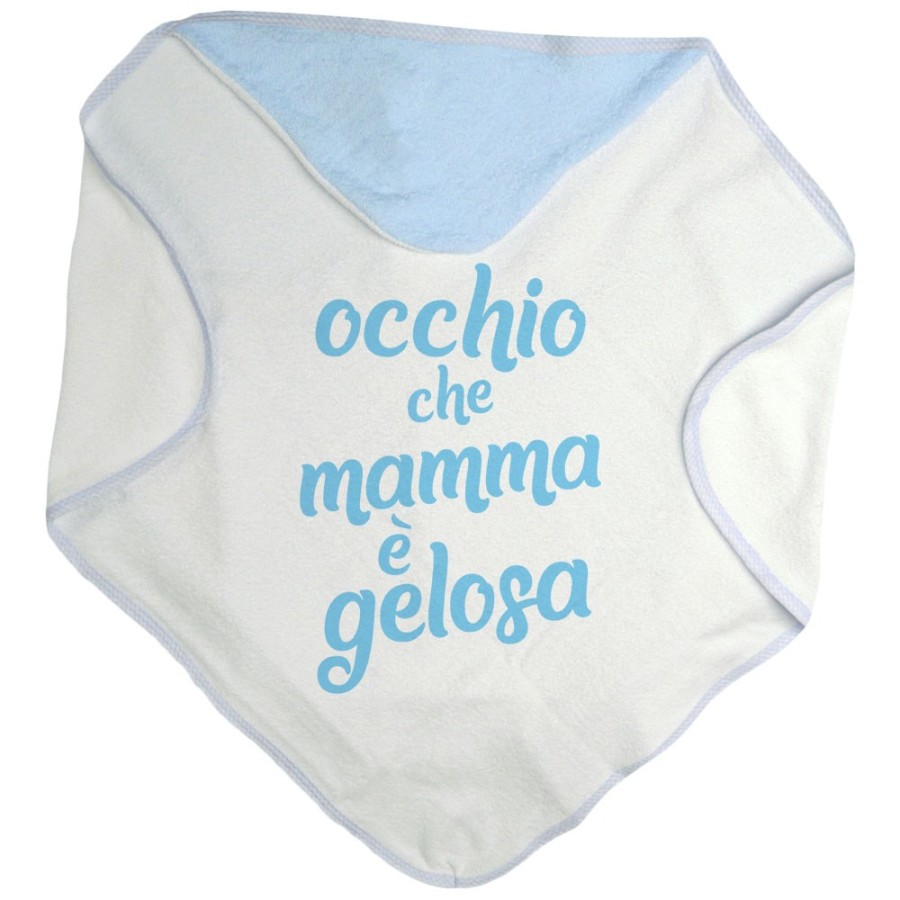 Accappatoio neonato occhio che mamma è gelosa Per la mamma