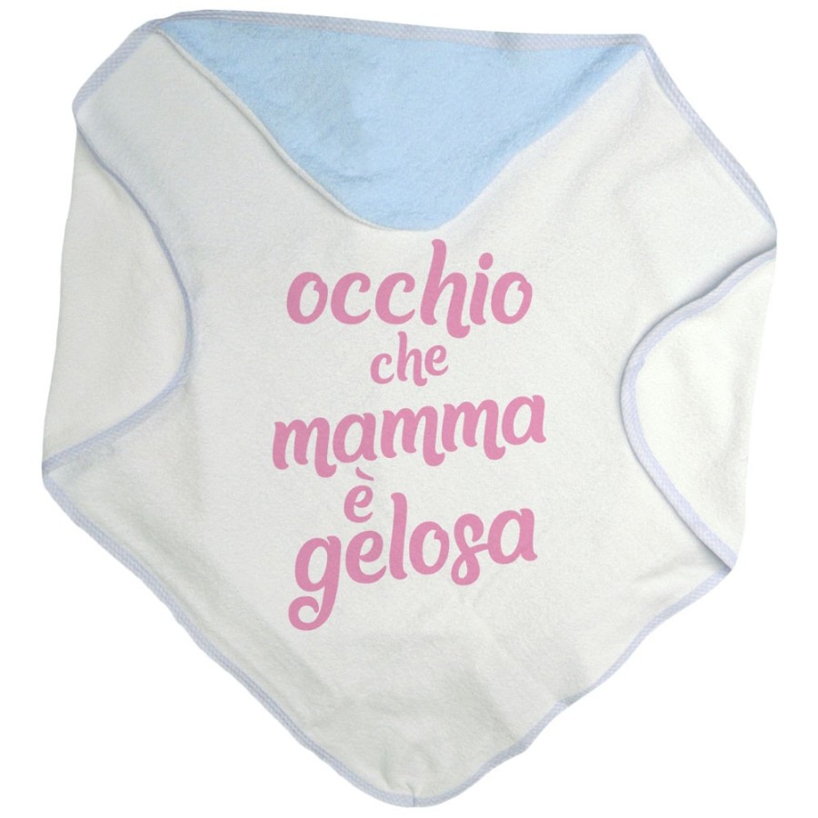 Accappatoio neonato occhio che mamma è gelosa Per la mamma