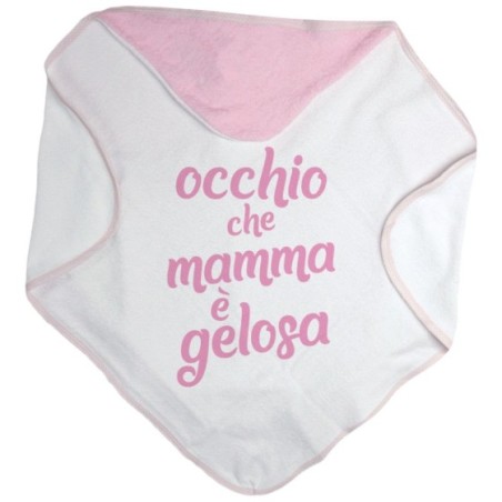 Accappatoio neonato occhio che mamma è gelosa Per la mamma