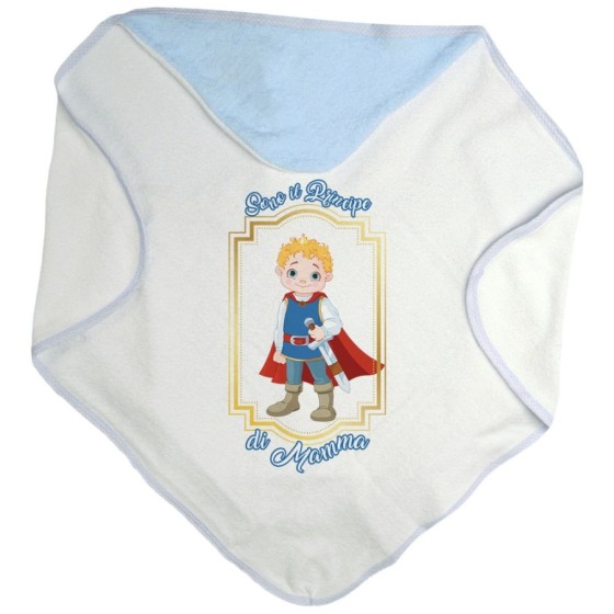 Accappatoio neonato sono il principe di mamma Per la mamma