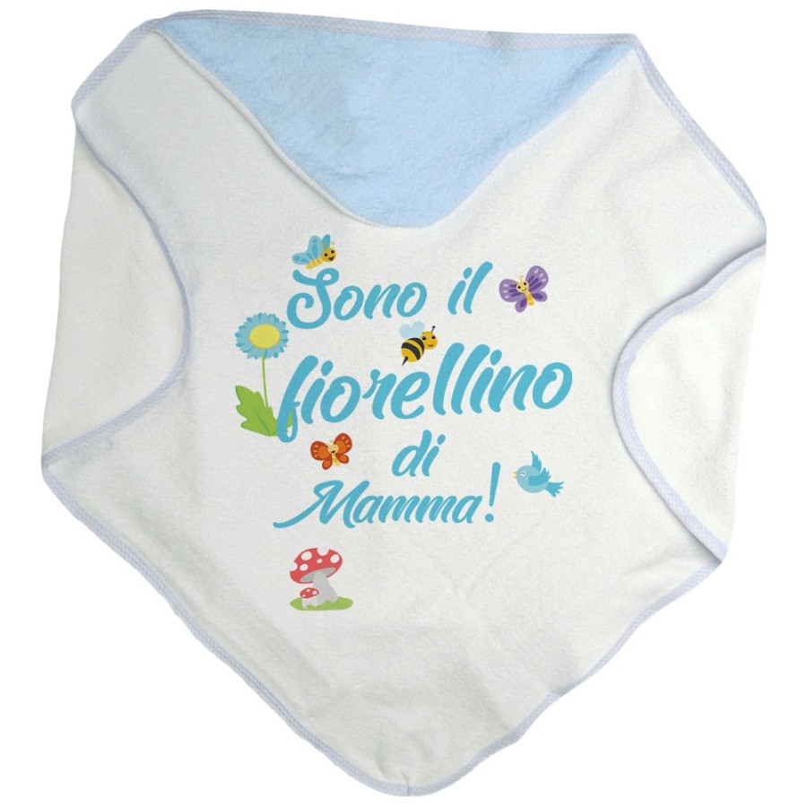 Accappatoio neonato sono il fiorellino di mamma Per la mamma
