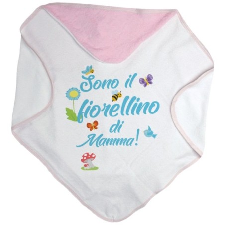 Accappatoio neonato sono il fiorellino di mamma Per la mamma