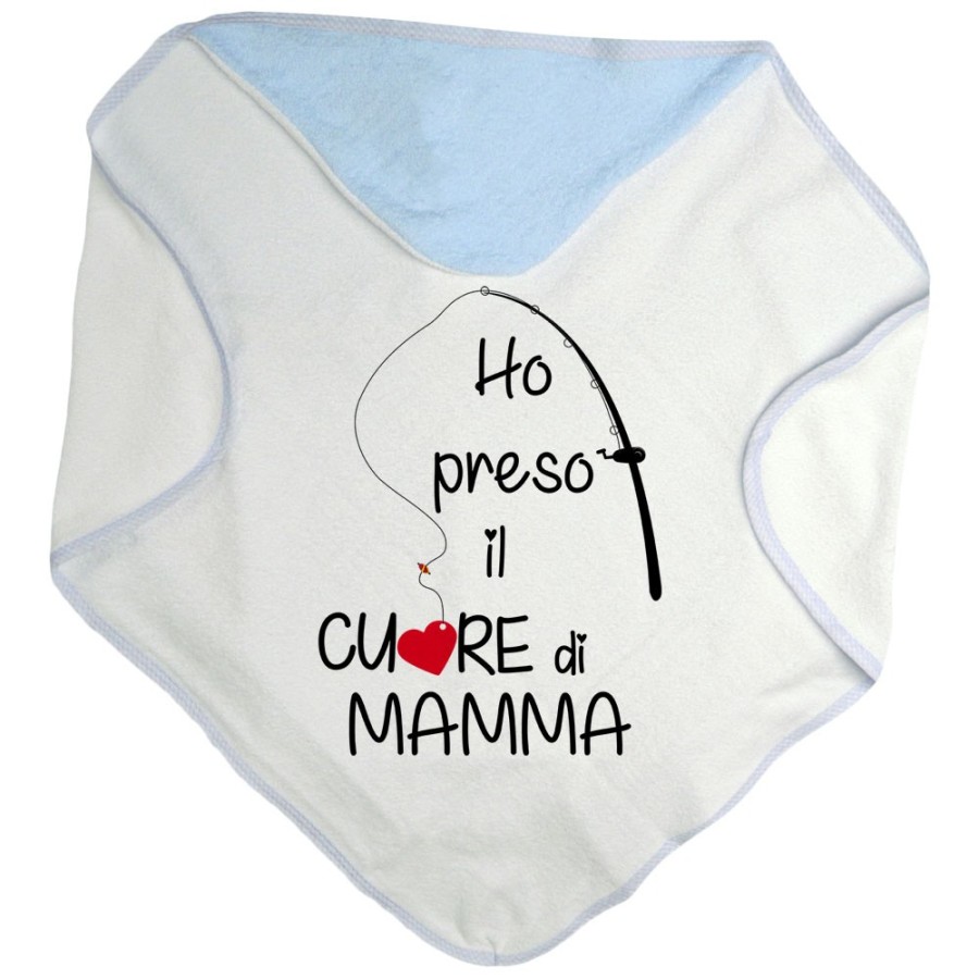 Accappatoio neonato ho preso il cuore di mamma Per la mamma