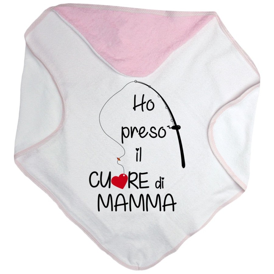Accappatoio neonato ho preso il cuore di mamma Per la mamma
