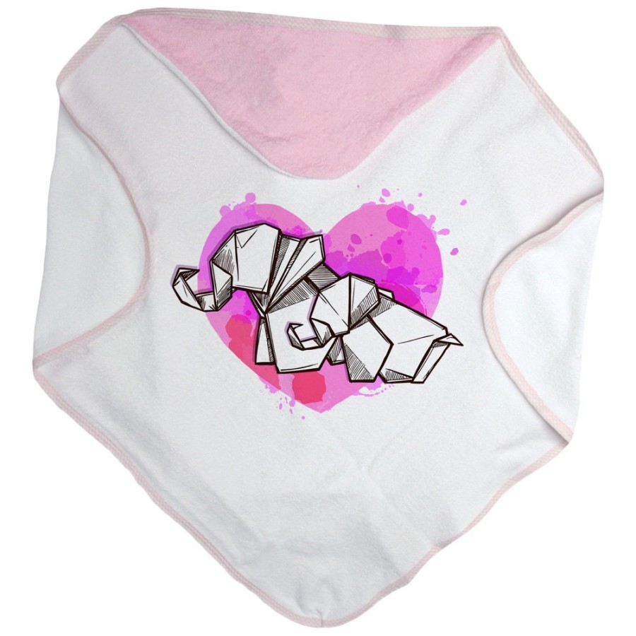 Accappatoio neonata elefantine rosa Per la mamma