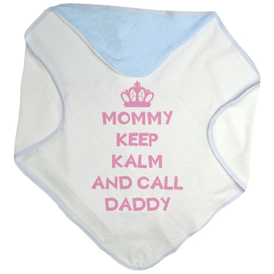 Accappatoio neonato mommy keep calm and call daddy Per la mamma