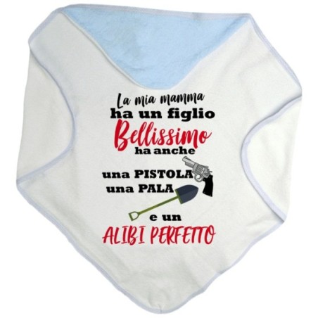 Accappatoio neonato la mia mamma ha un figlio bellissimo...