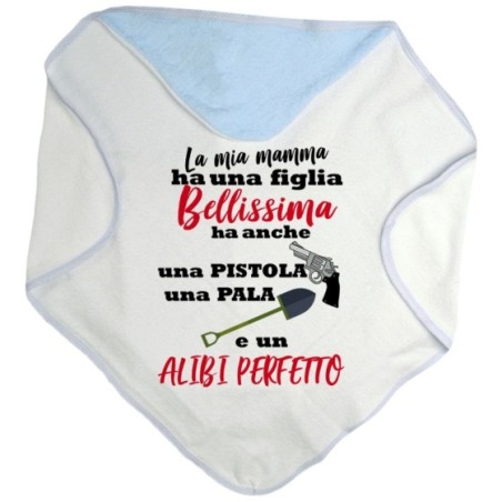Accappatoio neonato la mia mamma ha un figlio bellissimo una figlia bellissima Per la mamma
