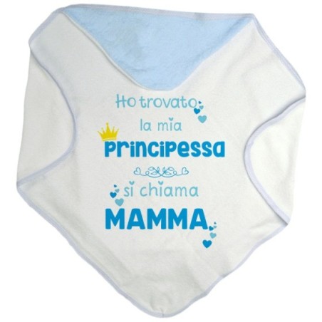 Accappatoio neonato ho trovato la mia principessa si chiama mamma Per la mamma