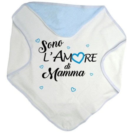 Accappatoio neonato sono l'amore di mamma