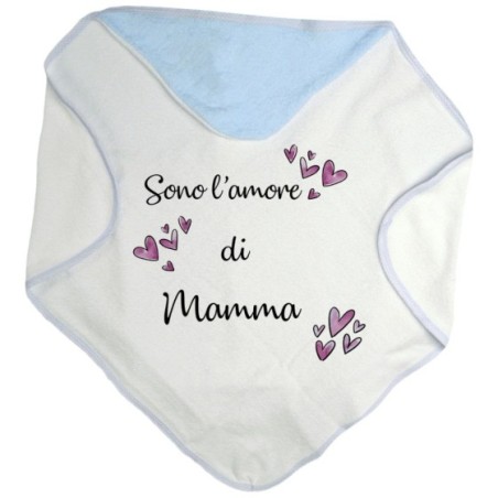 Accappatoio neonata sono l'amore di mamma cuori watercolor Per la mamma