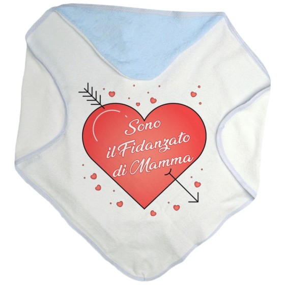 Accappatoio neonato sono il fidanzato di mamma con cuori Per la mamma 2