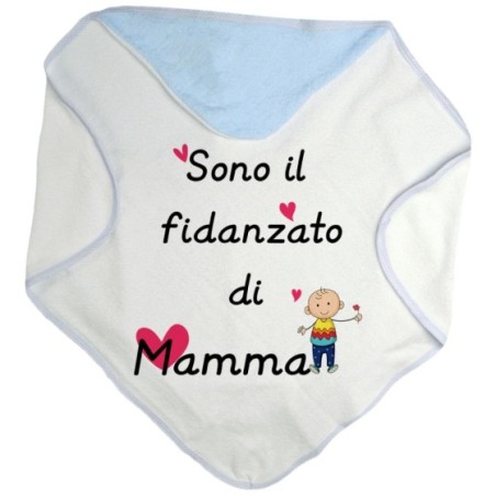 Accappatoio neonato sono il fidanzato di mamma