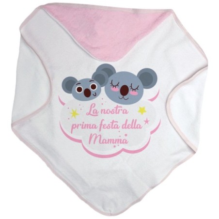 Accappatoio neonato la nostra prima festa della mamma koala