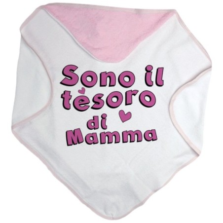 Accappatoio neonato sono il tesoro di mamma