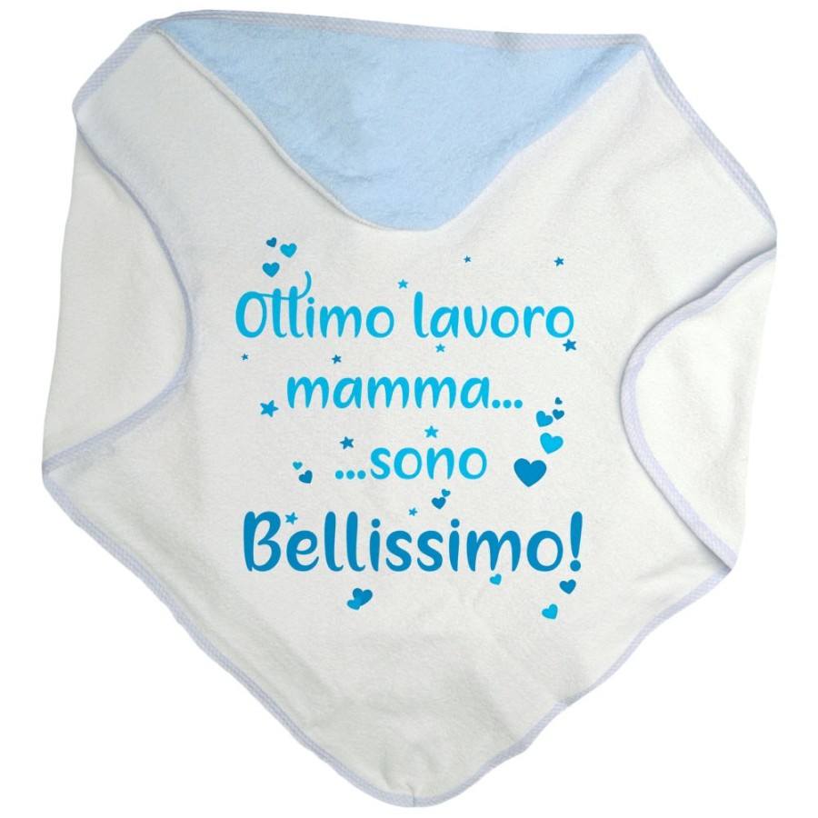 Accappatoio neonato ottimo lavoro mamma sono bellissimo Per la mamma