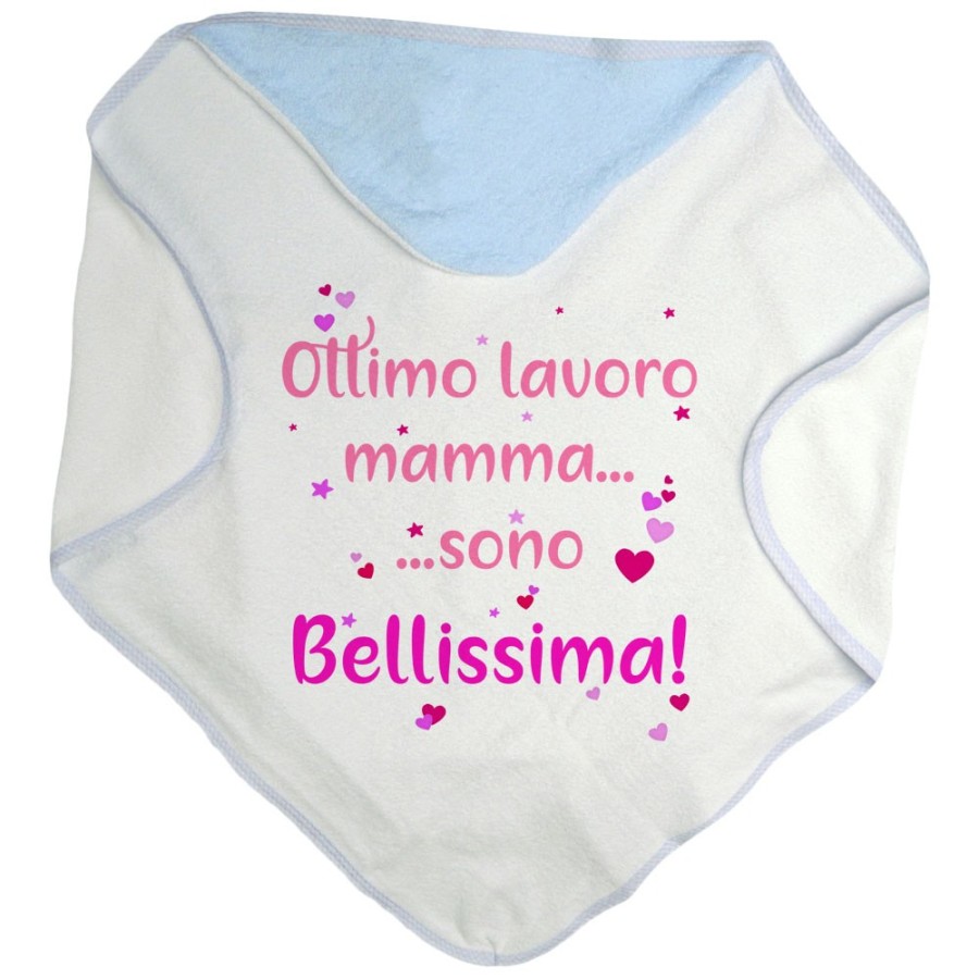 Accappatoio neonato ottimo lavoro mamma sono bellissimo Per la mamma
