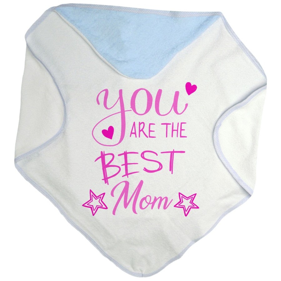Accappatoio neonato you are the best mom star Per la mamma